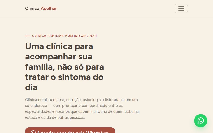 Prévia do template clinica-acolher