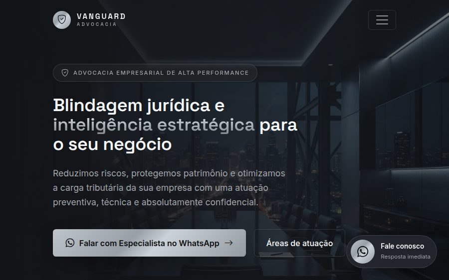 Prévia do template vanguard-advocacia